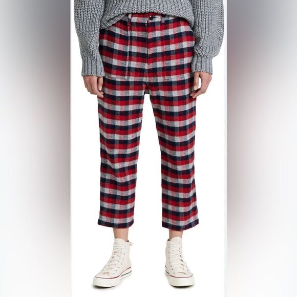THE GREAT. The Ranger pant in Camphouse Plaid Sz 24. NWT - Picture 1 of 8